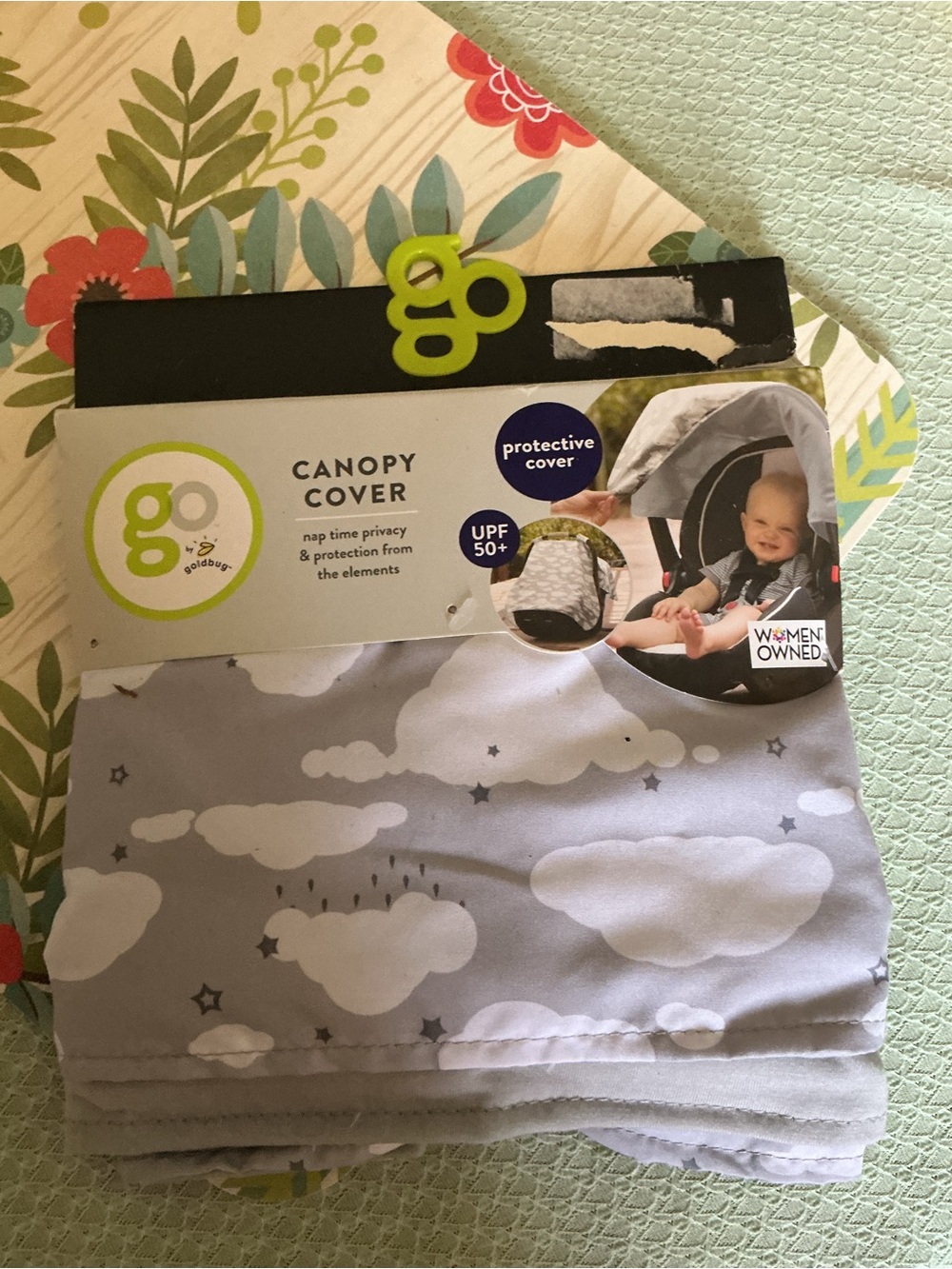 Gray Cloud Canopy Cover - Kids Matching Sets